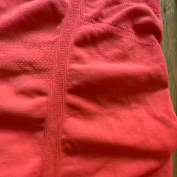 Athleta Set of 2 Womens Racer Back Tanks w Flattering Details /Lime / Orange / S - Picture 13 of 16